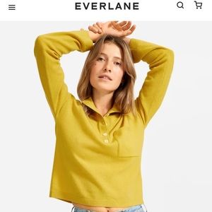 Everlane ReCashmere Button Mockneck XS